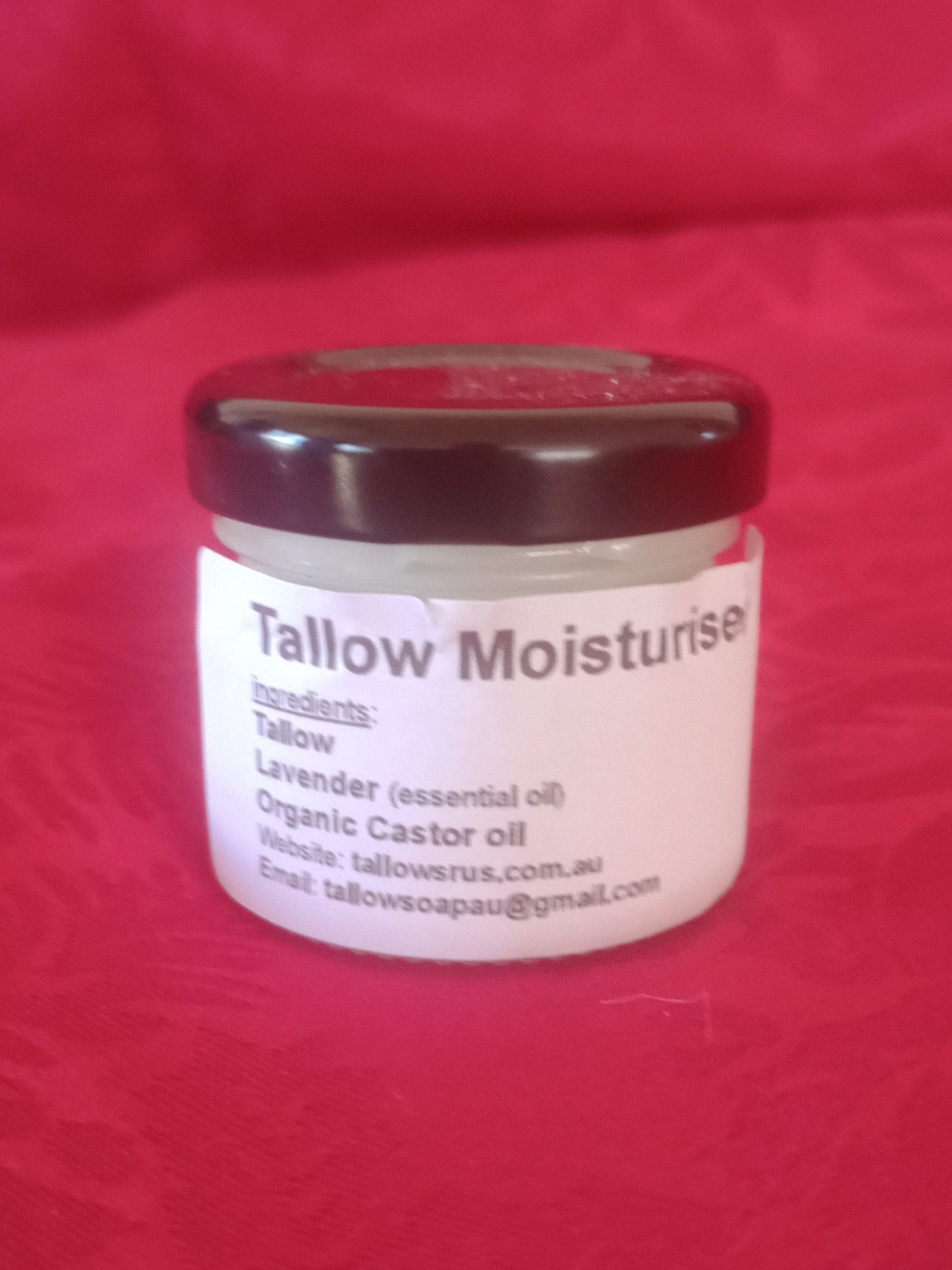 Tallow Moisturiser with Lavender 100% pure essential oil & Organic Castor Oil
